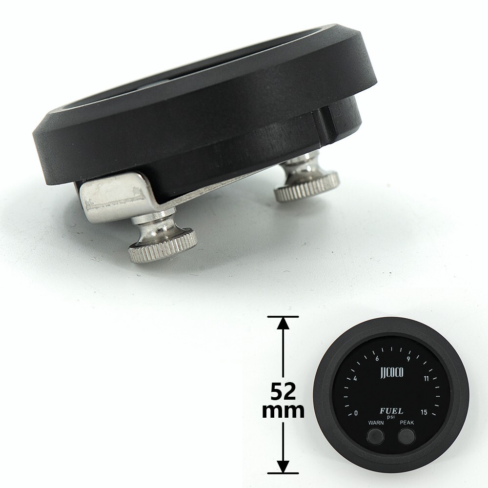 52MM Fuel Pressure Gauge LED Display + 1/8 NPT Fuel Pressure Sensor Kits