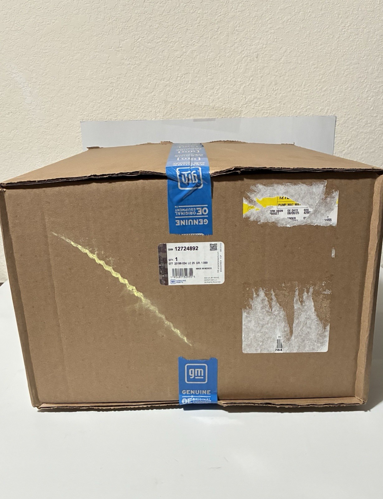 Genuine GM OEM 12724892 Water Pump