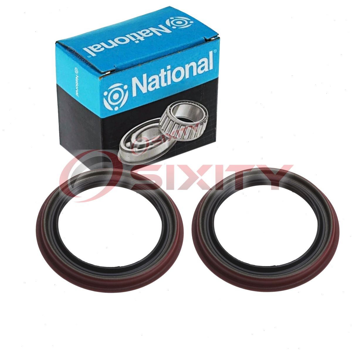 2 pc National Front Inner Wheel Seals for 1973-1987 Buick Regal Driveline zb