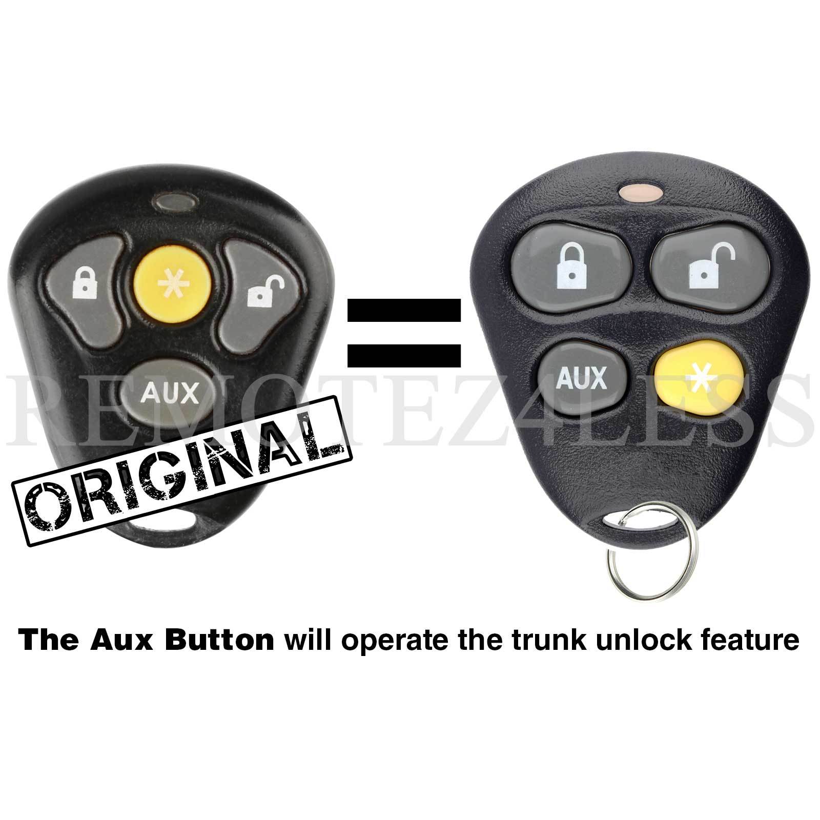 Remote For Hornet Valet Aftermarket Keyless Entry Car Key Fob Control EZSDEI474P