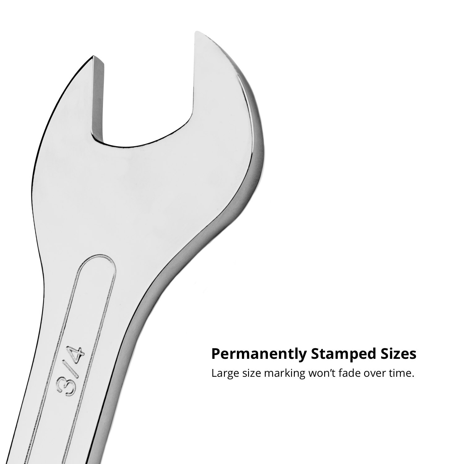 Capri Tools Super-Thin Open End Wrench Set, Metric & SAE, 14-Piece