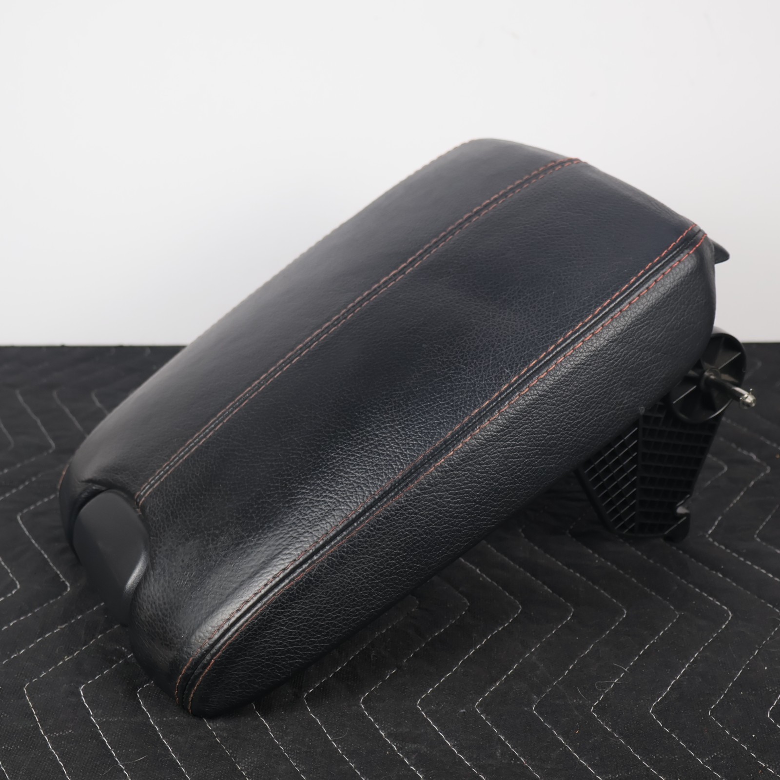 2008-2012 Honda Accord Center Console Lid Leather Black Red OEM 83450-TA0-A12ZA