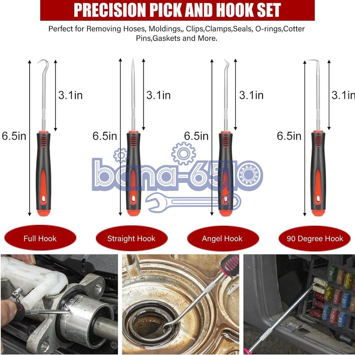 200Pcs Car Trim Removal Tool Set Hand Tools Pry Bar Panel Door Interior Clip Kit