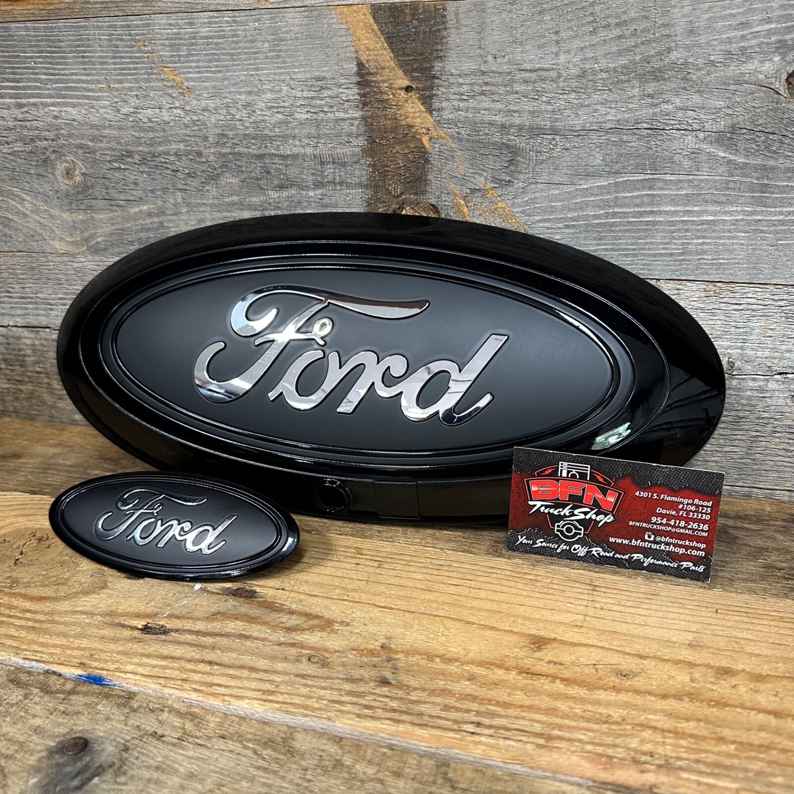 2023+ F250 F350 F450 Superduty Custom Painted Ford Front & Rear Emblem Oval Set