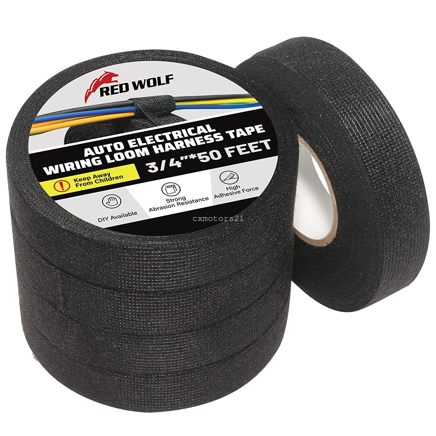 Wiring Harness Tape Felt Cloth High Temp Electrical Insulation Adhesive Tape