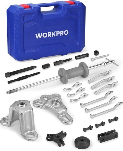 DURATECH Harmonic Balancer Puller Set Adjustable 3-Jaw Puller 3/8” Square Drive