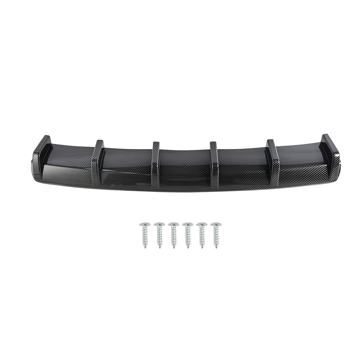 For Mazda CX-30 CX-5 CX-50 CX-9 Carbon Fiber Rear Bumper Lip Diffuser 6-Fins