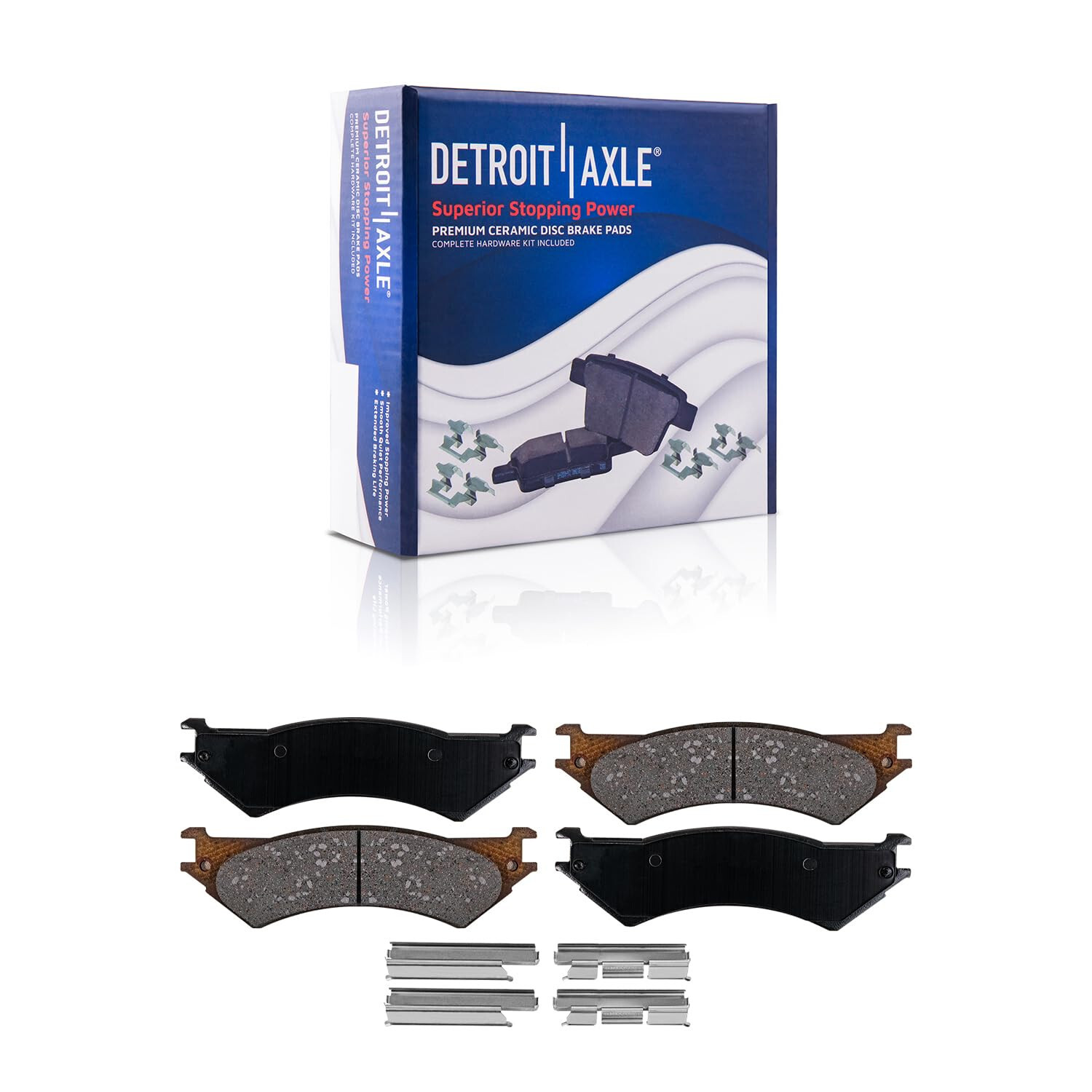 2004 – 2007 Ford E-350 Super Duty Front 331mm + Rear 326mm Brake Rotors Pads