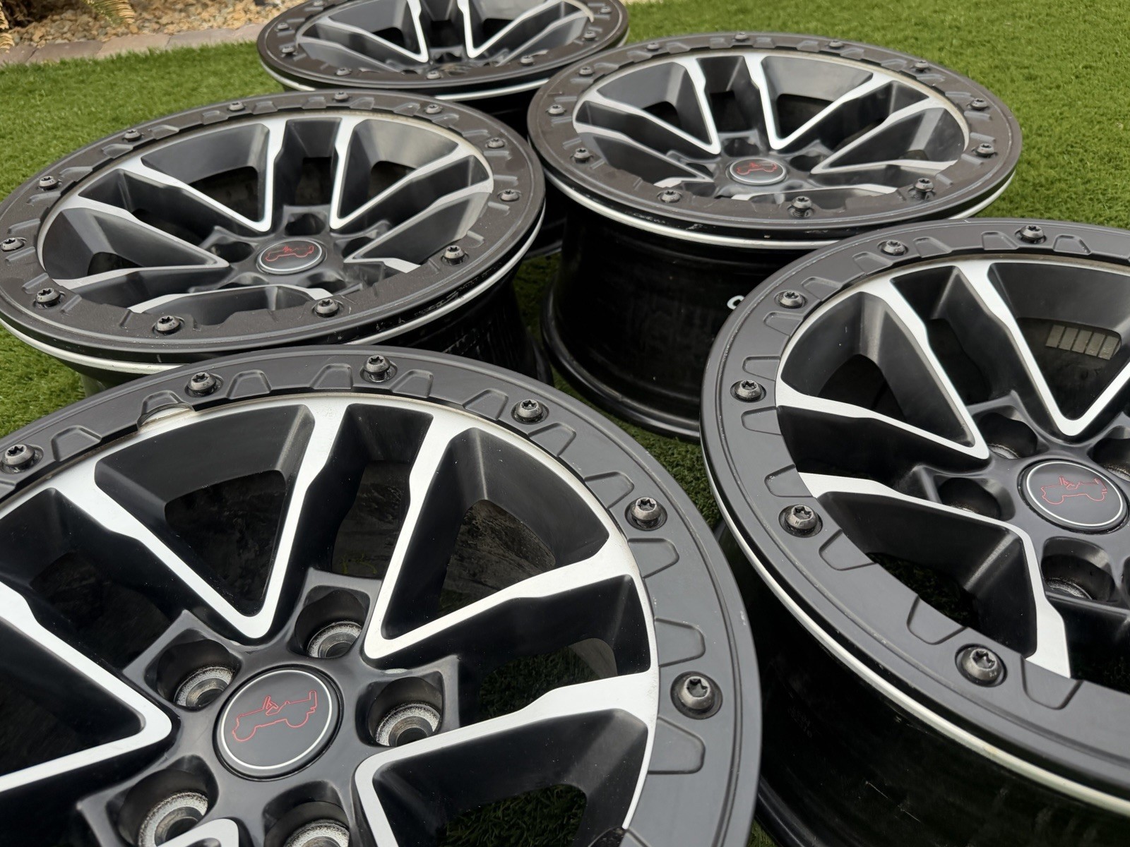 17” Jeep Factory OEM Rubicon Extreme Recon X 392 Beadlock Bead Lock Wheels