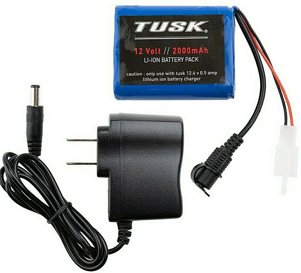 Tusk Enduro Lighting Kit Replacement Lithium Battery Pack With Charger Lighting