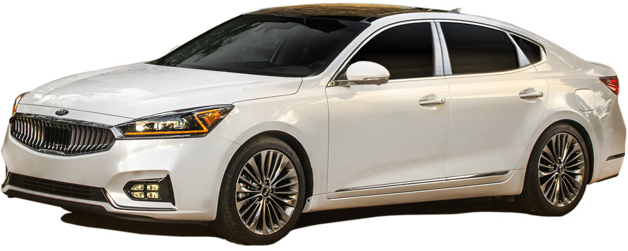 QAA Fits Kia Cadenza 2017-2020 4 Pc SS Pillar Post Trim | PP17845