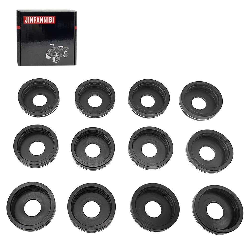 12PCS Aluminum A-Arm Dust Cover Caps Set for Yamaha Banshee 350 YFZ350 1987-2006