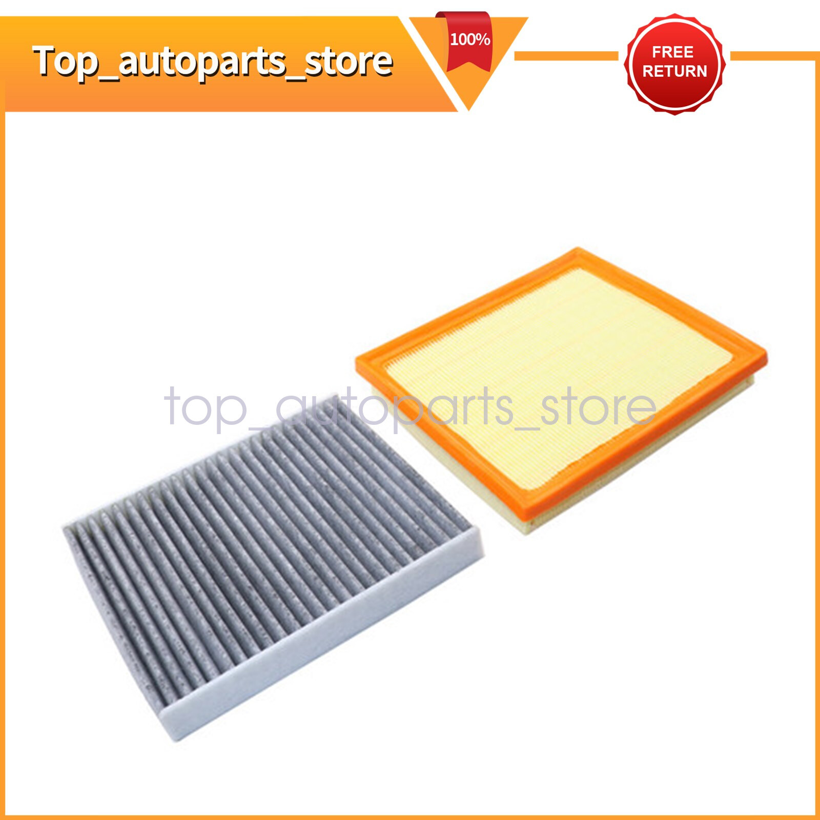 Engine Air Filter + Cabin Air Filter For Subaru Impreza Crosstrek 2018-2022