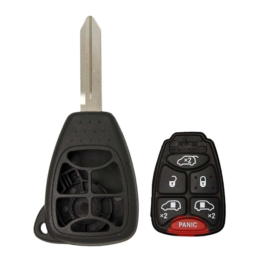 10 Remote Control Fob Case Head Key Shell 6B Compatible with Chrysler Dodge Y159