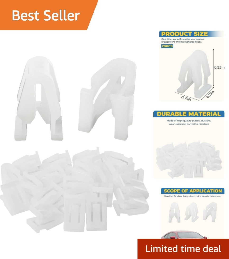 Universal 20PCS Nylon Retainer Clips for Car Dash and Console Replacement