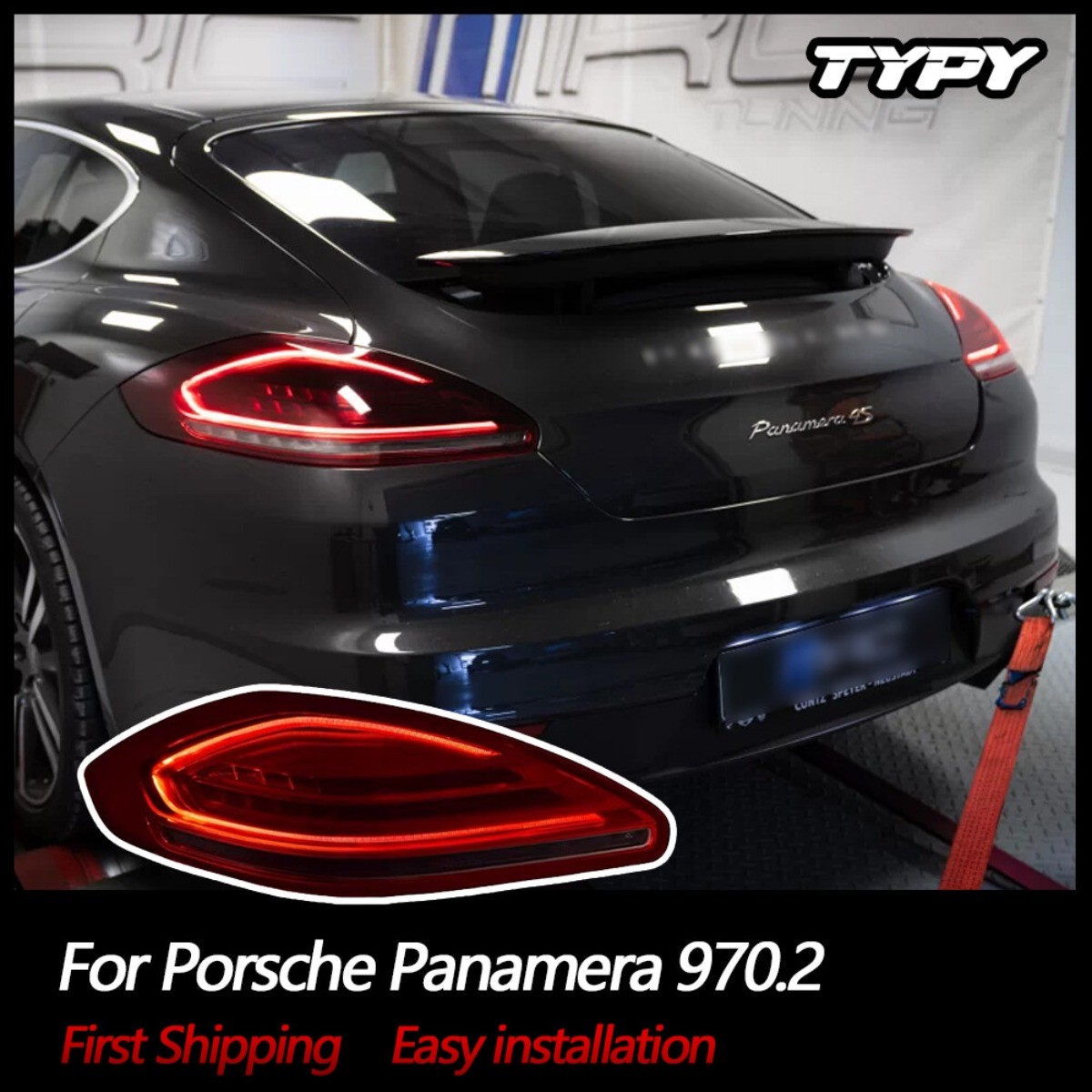 Replacement For Porsche Panamera 970 2014-2016 red LED Tail Light Pair New