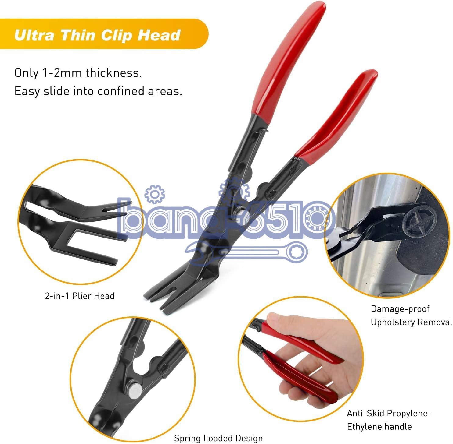 200Pcs Car Trim Removal Tool Set Hand Tools Pry Bar Panel Door Interior Clip Kit