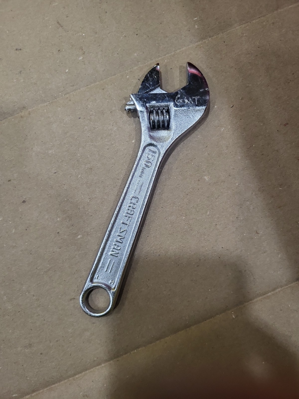 Craftsman 44602 6″ 150mm Adjustable Wrench Forged in USA Vintage