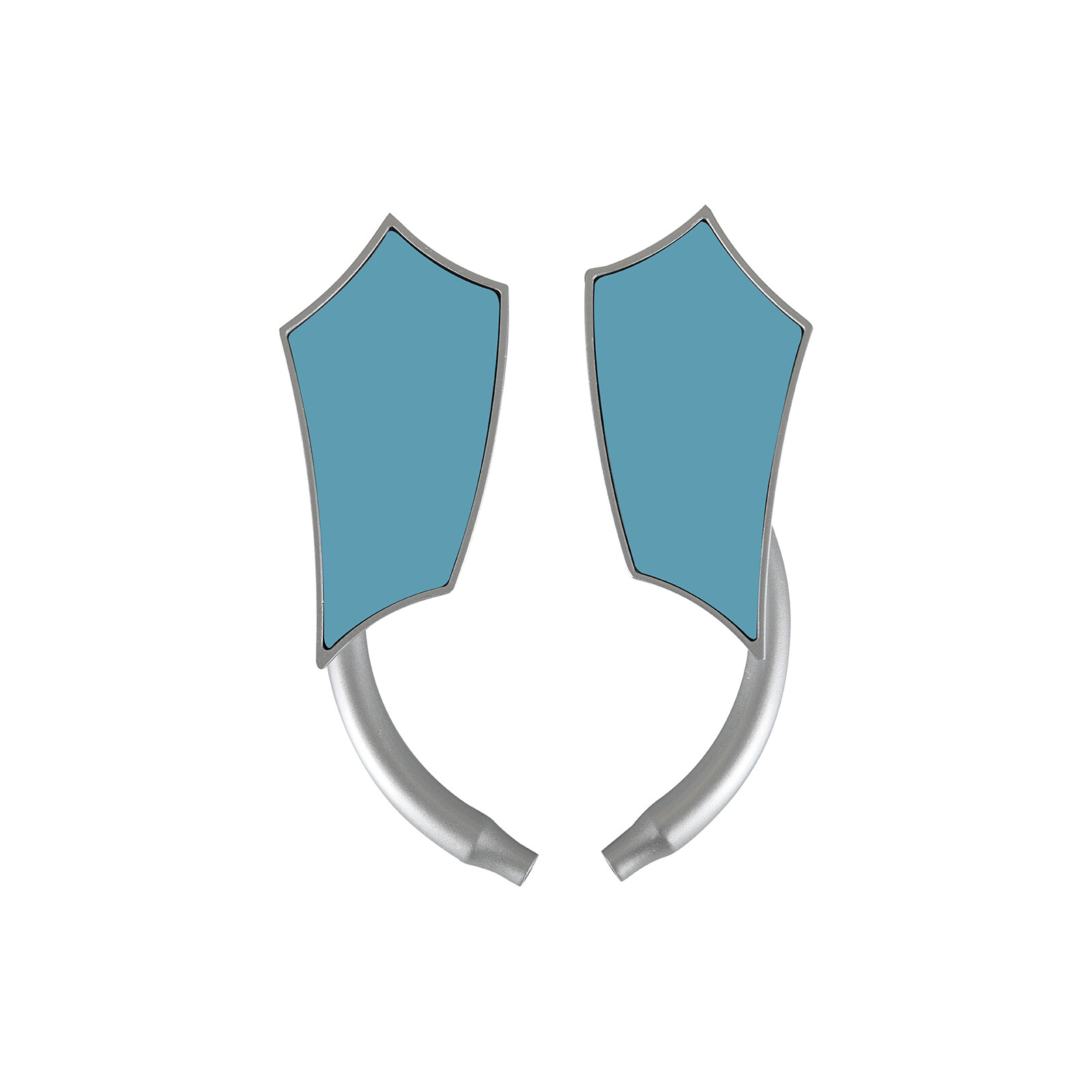 Irregular Shape Motorcycle Rear View Mirrors For Harley Road King Street Glide