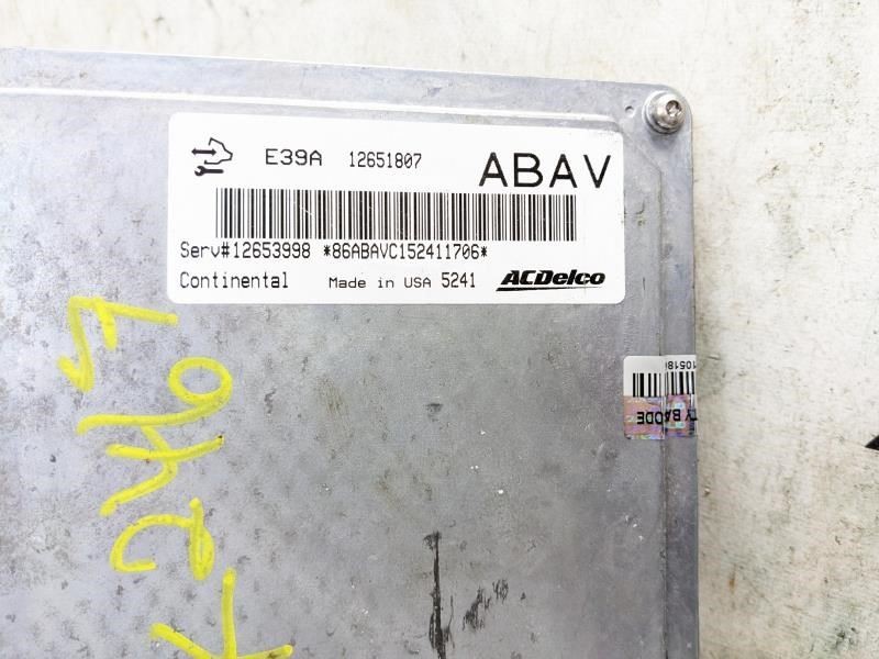 2013-2017 GMC Terrain Engine Computer Control Module ECU ECM 12651807 OEM