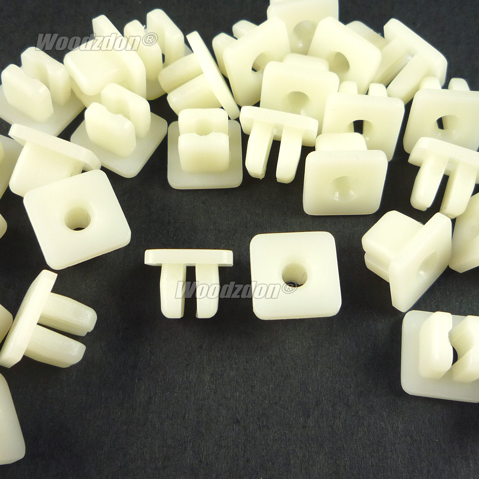 100 Nylon Nut #10 Screw Grommet Clip Fits For Nissan For Toyota For Honda Mazda