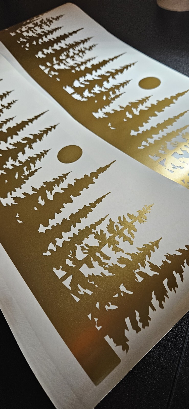 Trees Vinyl Decal For Car, RV, Camper, Trailer, Van, and Truck