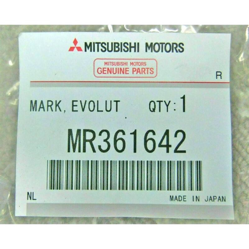 MITSUBISHI Genuine PAJERO EVOLUTION Evolution Decal MR361642