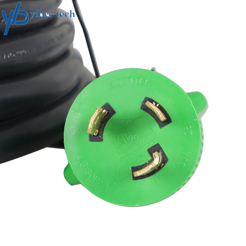 10 FT 3 Prong 30 Amp Generator Extension Cord NEMA L5-30P to L5-30R 125V 3750W