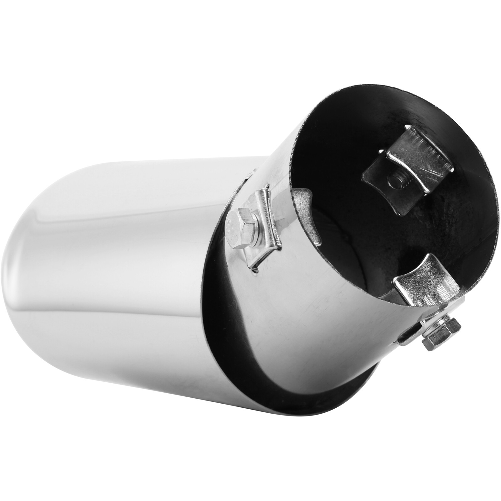 For Honda CR-V 2PCS Car Rear Exhaust Pipe Tail Muffler Tip Trim Stainless Steel