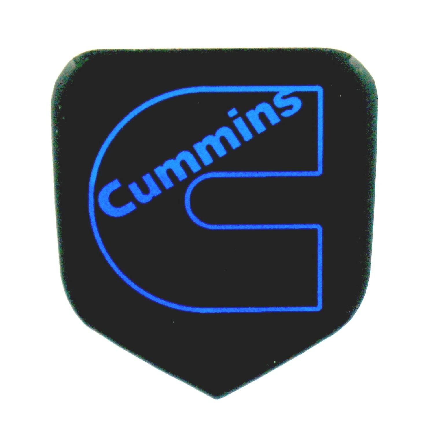 GRILLE EMBLEM fits RAM Diesel 1994-2002 Black/Blue Outline