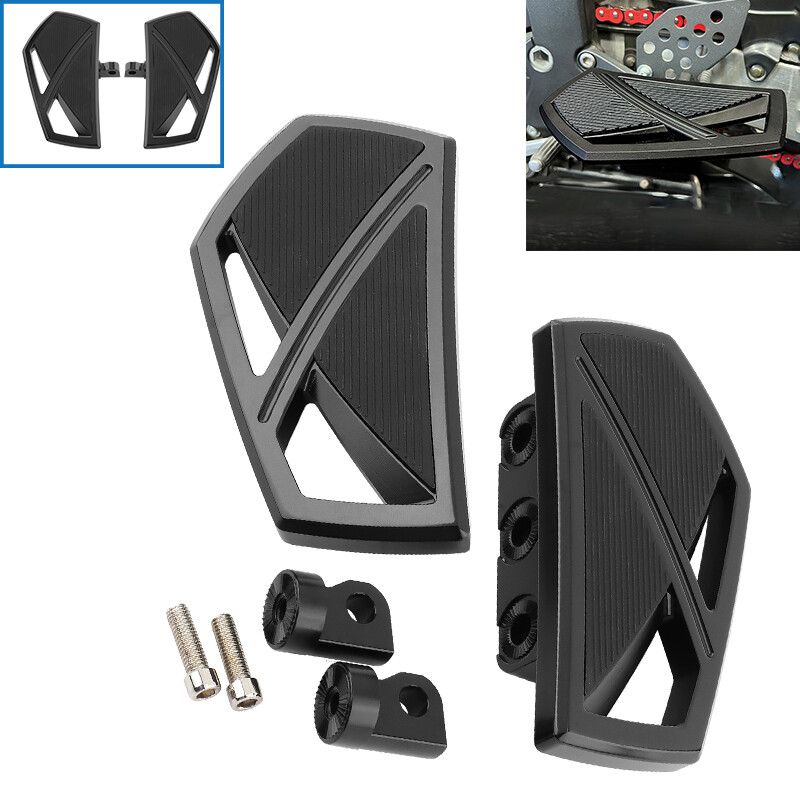 Phantom Footrest Floorboard Foot Pegs For Harley Touring Sportster Softail Dyna