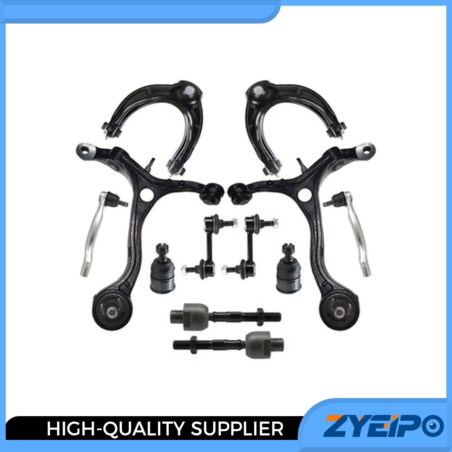 12×Suspension Front Upper Lower Control Arm For Honda Accord 2.4L 3.5L