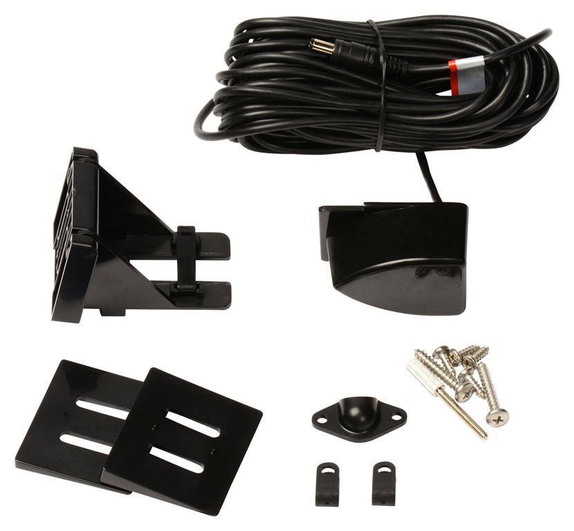 HawkEye DepthTrax Edge Full Color In-Dash Depth Finder Transom Mount Transducer