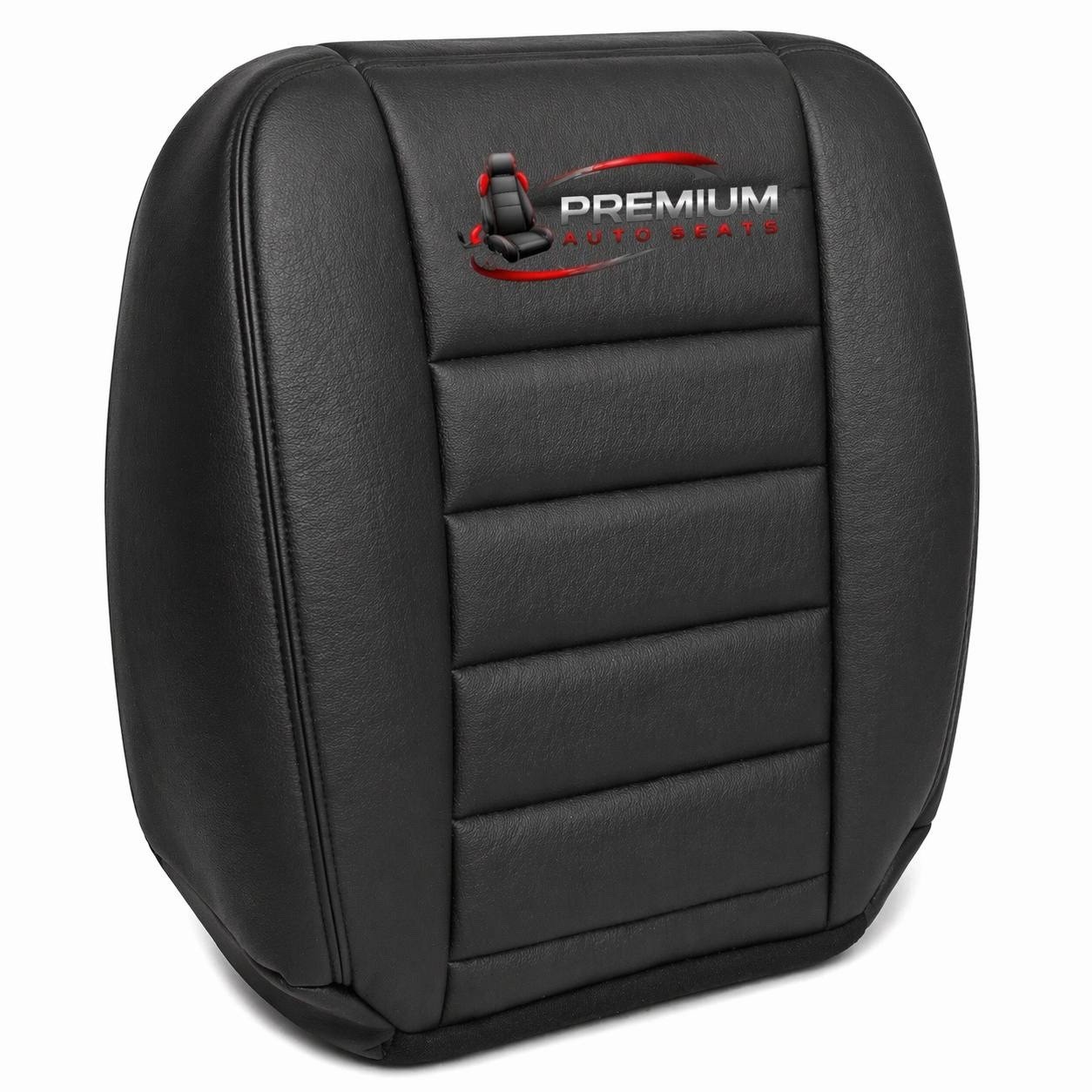 2003 to 2007 Hummer H2 Full Front Genuine Leather Replacement Seat Cover Black