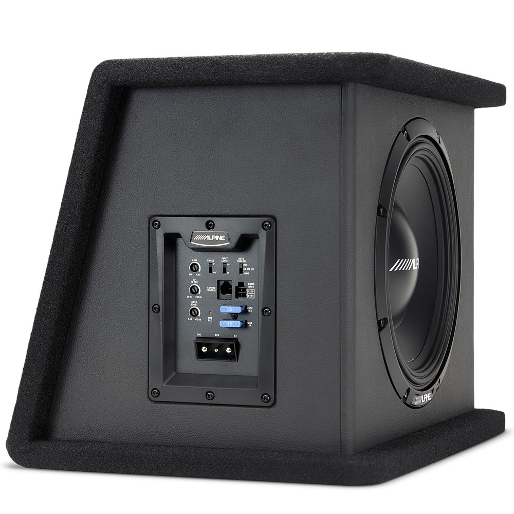 Alpine PWE-SB10 Loaded Single 10″ Sealed Amplified Enclosure