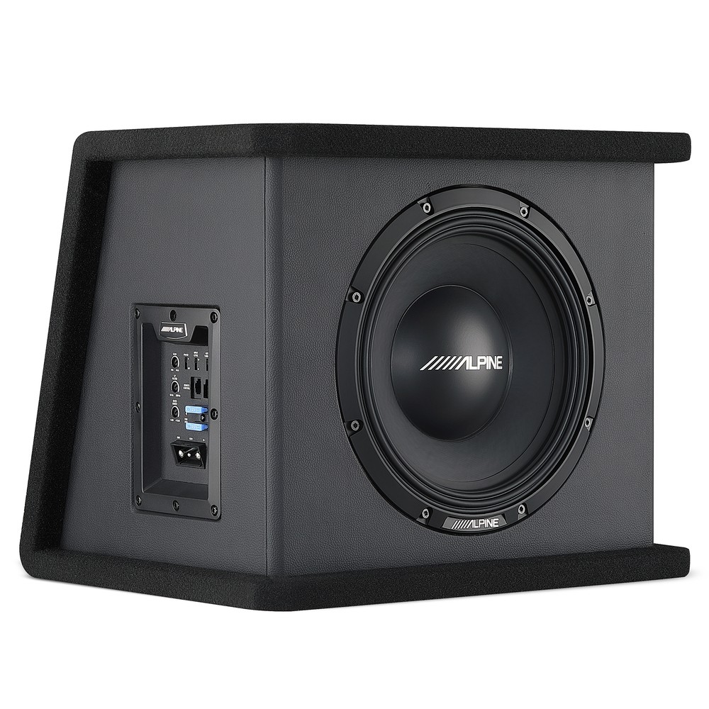 Alpine PWE-SB10 Loaded Single 10″ Sealed Amplified Enclosure