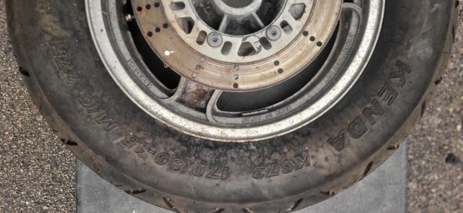 Kawasaki ZL900 Eliminator ZL 900 ZL1000 rear wheel rim 15in ZL 1000 ROTOR