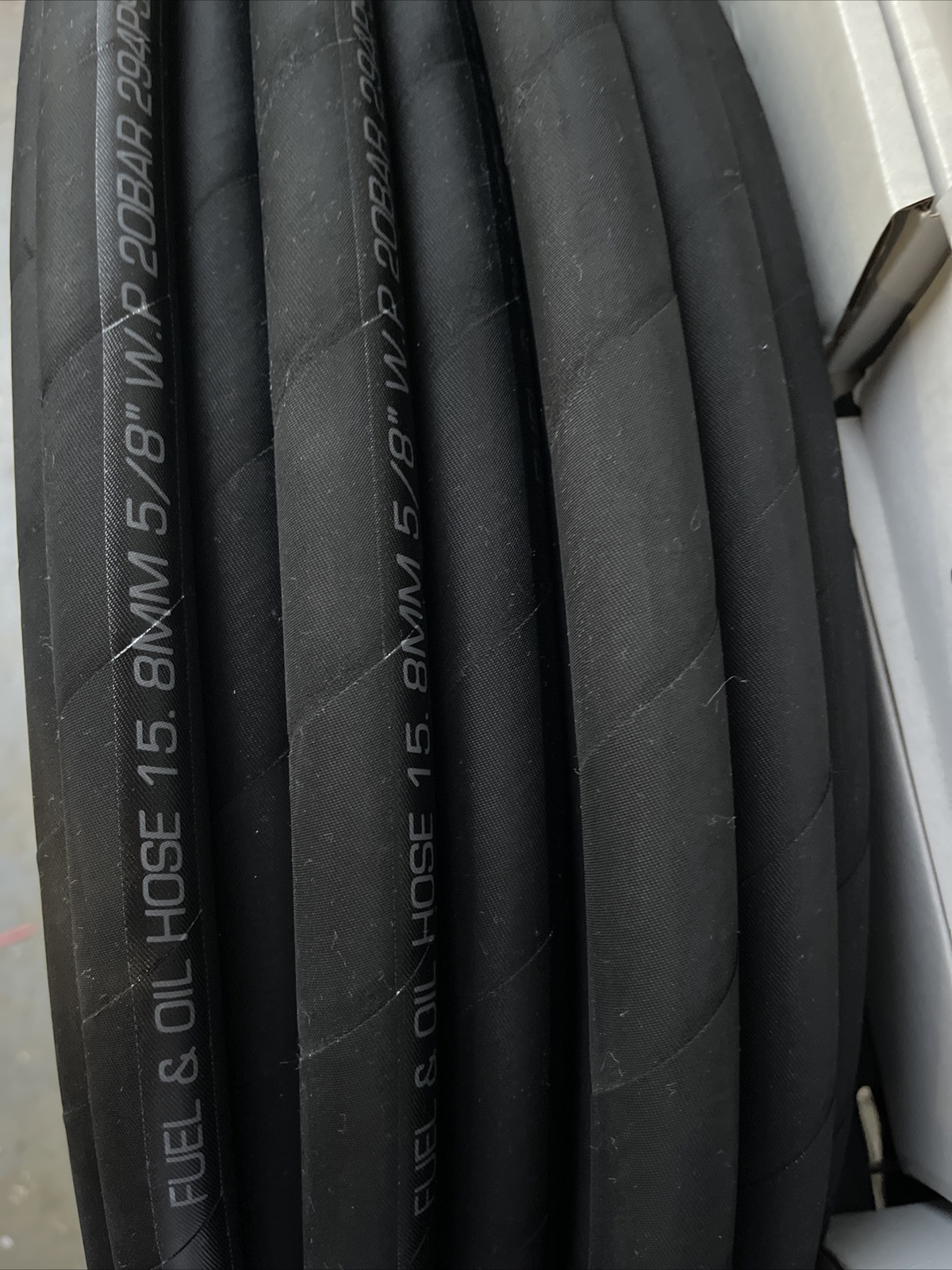-10AN 5/8” TWIST LOCK BLACK HOSE Fuel 290 PSI Fuel Oil E85 capable Series 500
