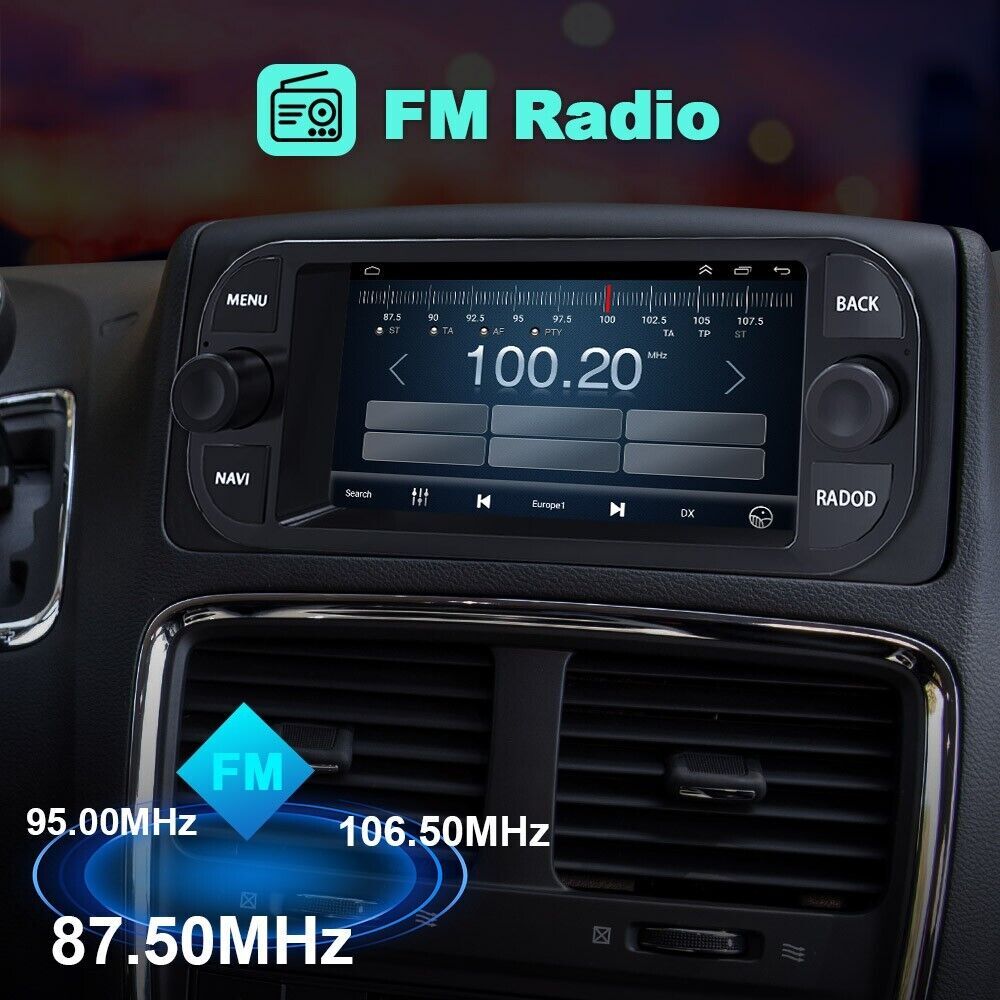 6.86″ Android 13 Carplay For 2004-2010 Dodge Viper Car Stereo Radio GPS Navi DSP