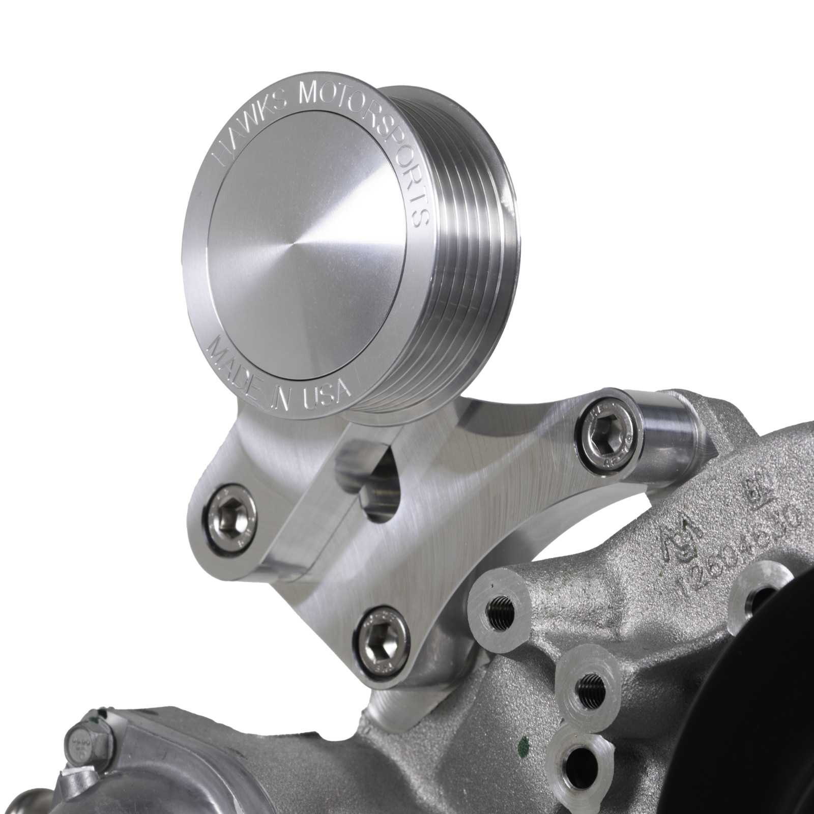 Corvette CTS-V Billet Aluminum Belt Tensioner w/ 2-Piece Engine Dress Up Pulley