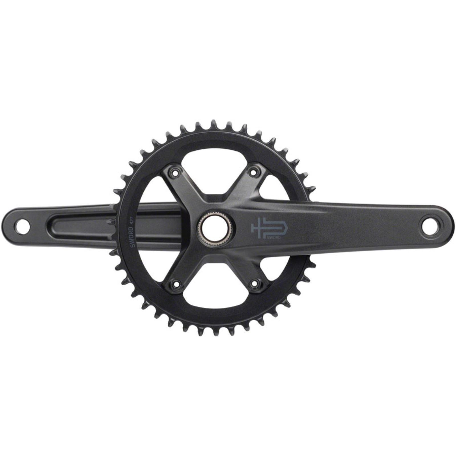 Crankset – 170mm, 42t, 110 Asym BCD, 24mm Spindle, Black FC-G7000-4270