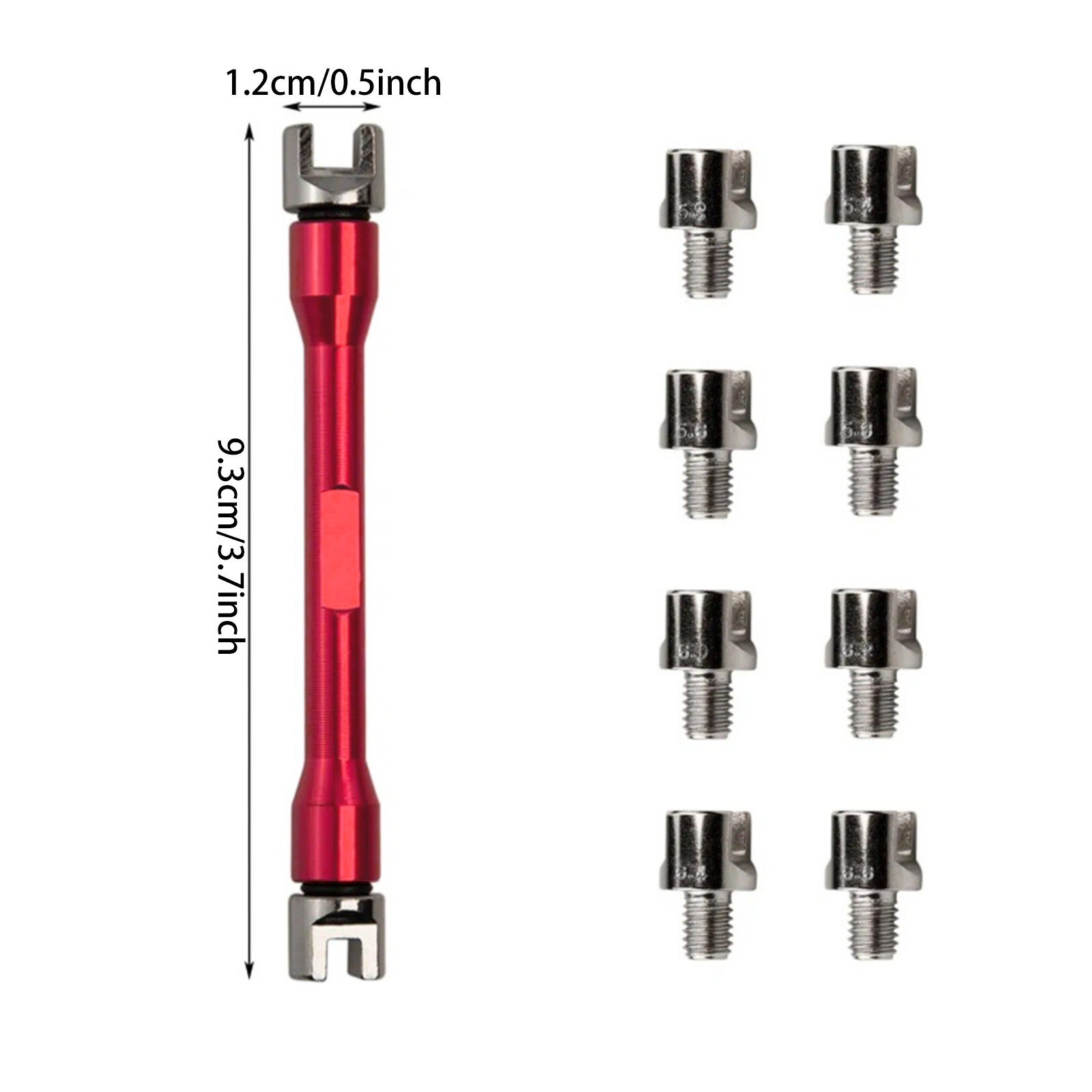 10-piece Motorcycle Spoke Wrench Set, Bicycle Spoke Wrench Set For Bicycle Shops