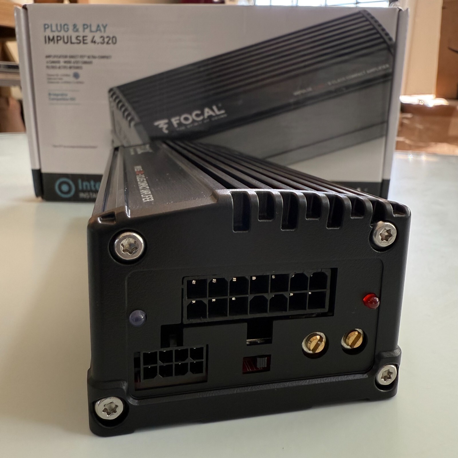 Focal Impulse 4.320 – 4 Channel Compact Amplifier 4 x 55 Watts RMS Class D