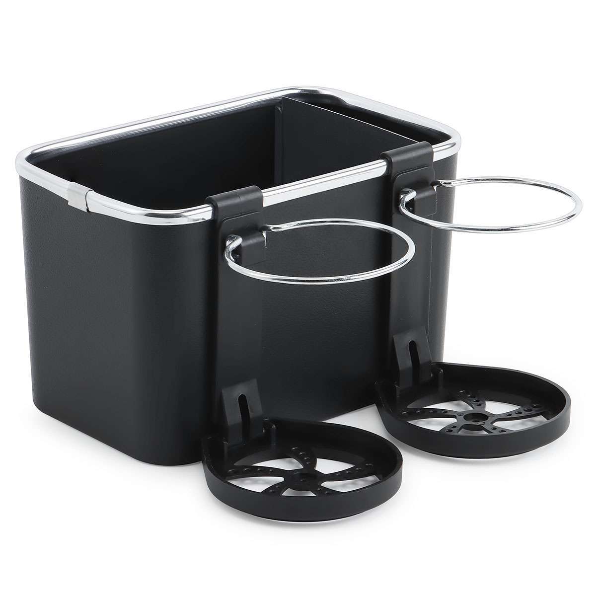 Car Auto Armrest Box Cushion Pad Center Console Storage Box With Cup Holder SALE