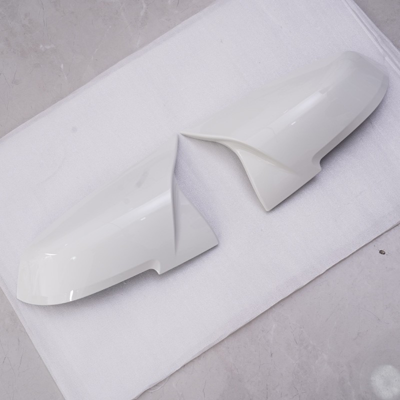 Alpine White M3 Style Side Mirror Cover Caps For BMW F20 F21 F30 F32 F36 X1 M3