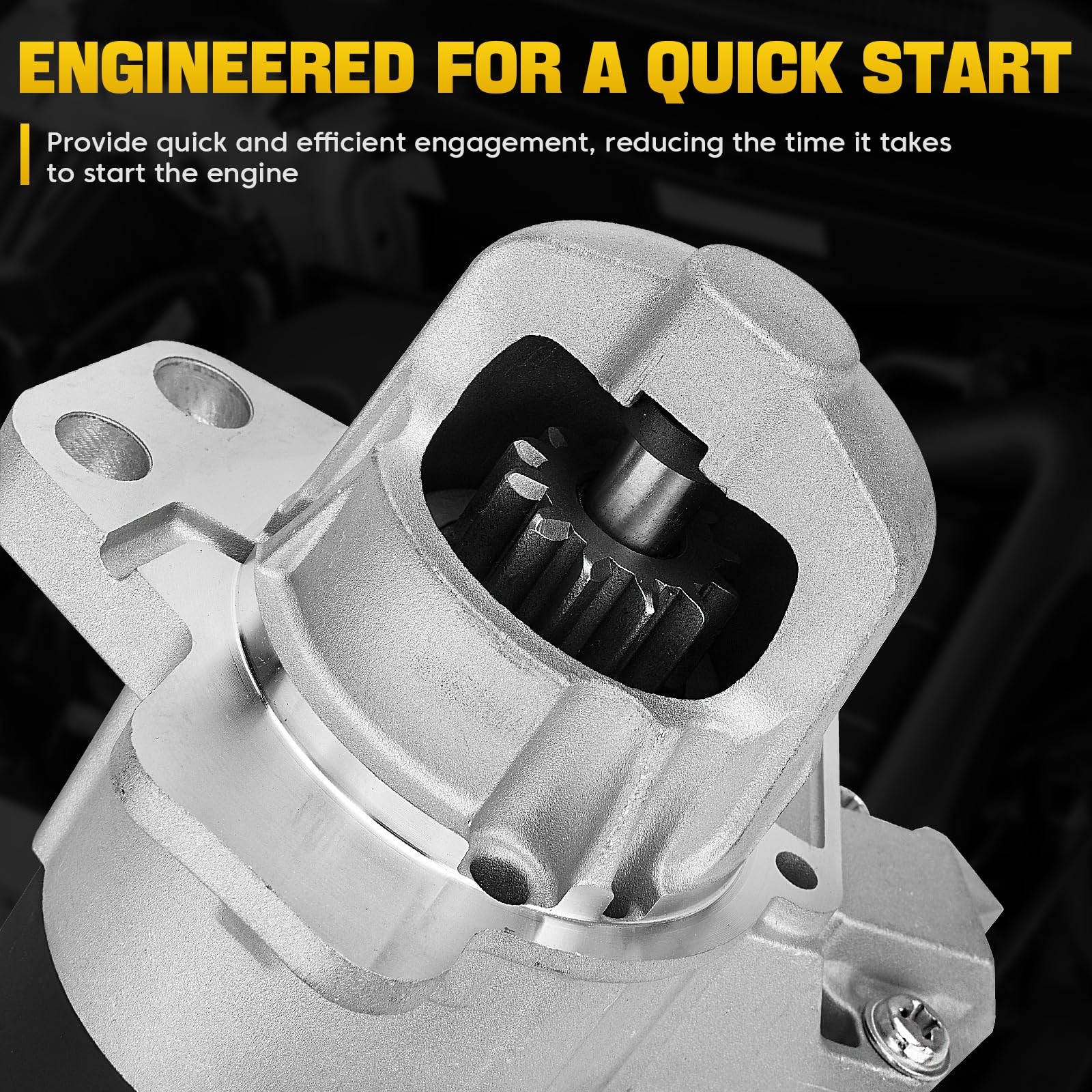New Starter Motor for Chevy Traverse 09-16 GMC Acadia 07-16 3.6L 17986 17997