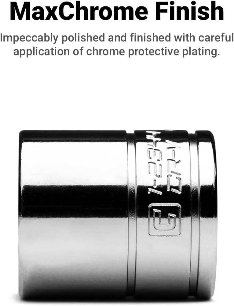Precision 7/16-Inch 12-Point Socket with WaveDrive, 1/4-Inch Drive Compatibility