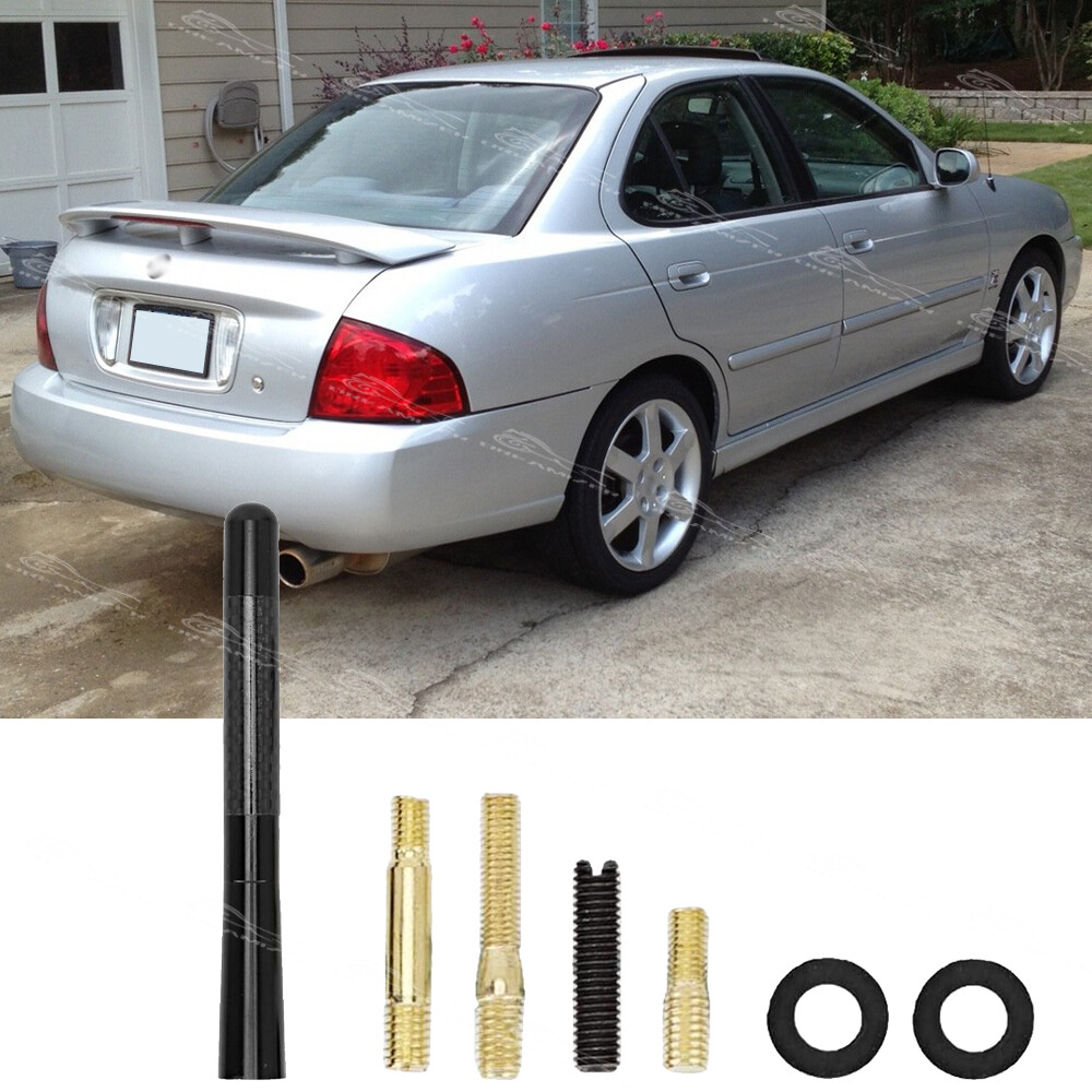 For Nissan Sentra 07-12 4.7″ Carbon AM/FM Radio Mast Antenna Bee Sting Aerial