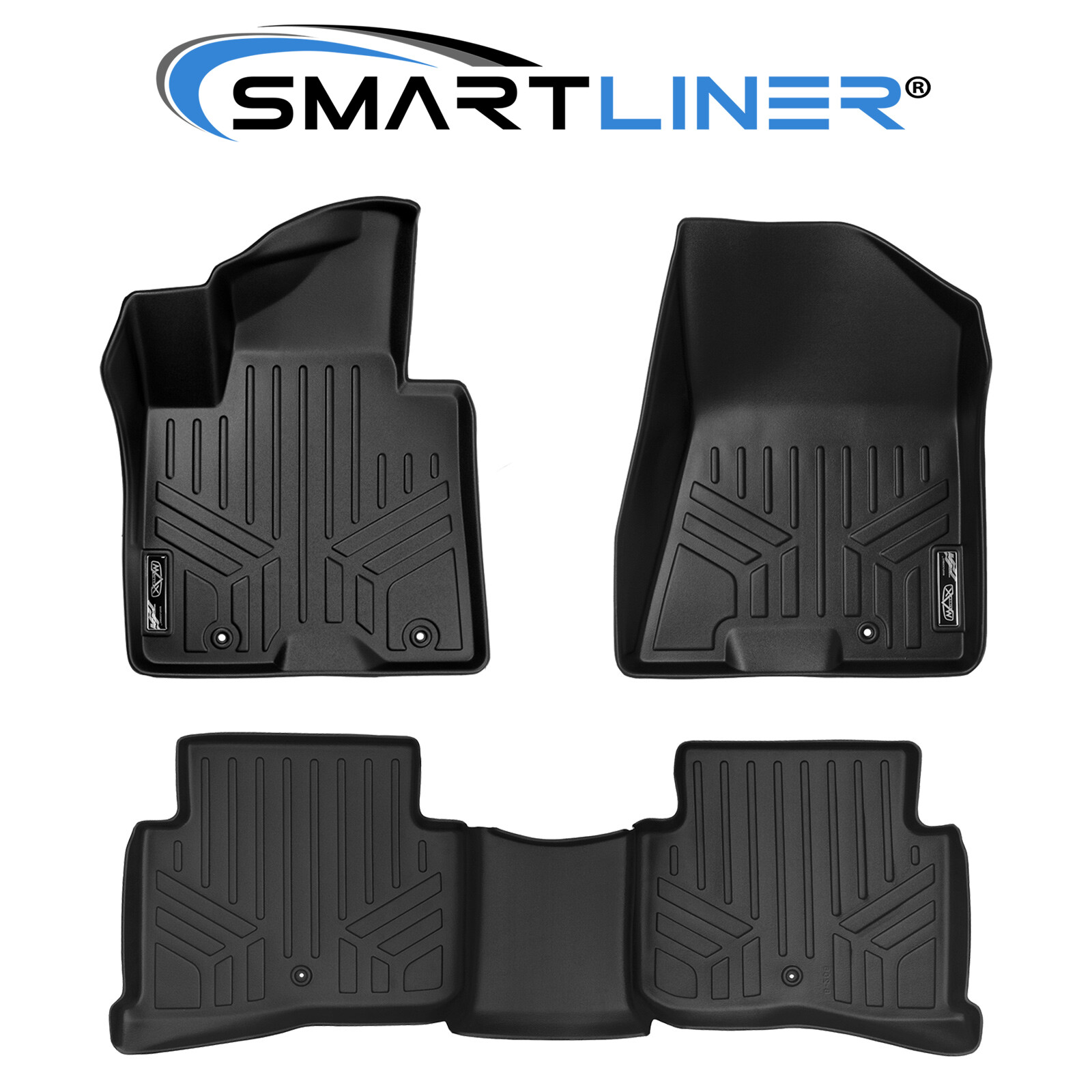 SMARTLINER 2 Row Floor Mat Liners For 2017-2021 Kia Sportage / 2019 Tucson