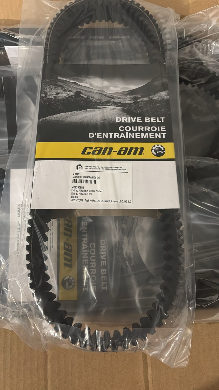 OEM Genuine Canam BRP Maverick X3 Turbo RR 200HP High Performance Belt 422280652